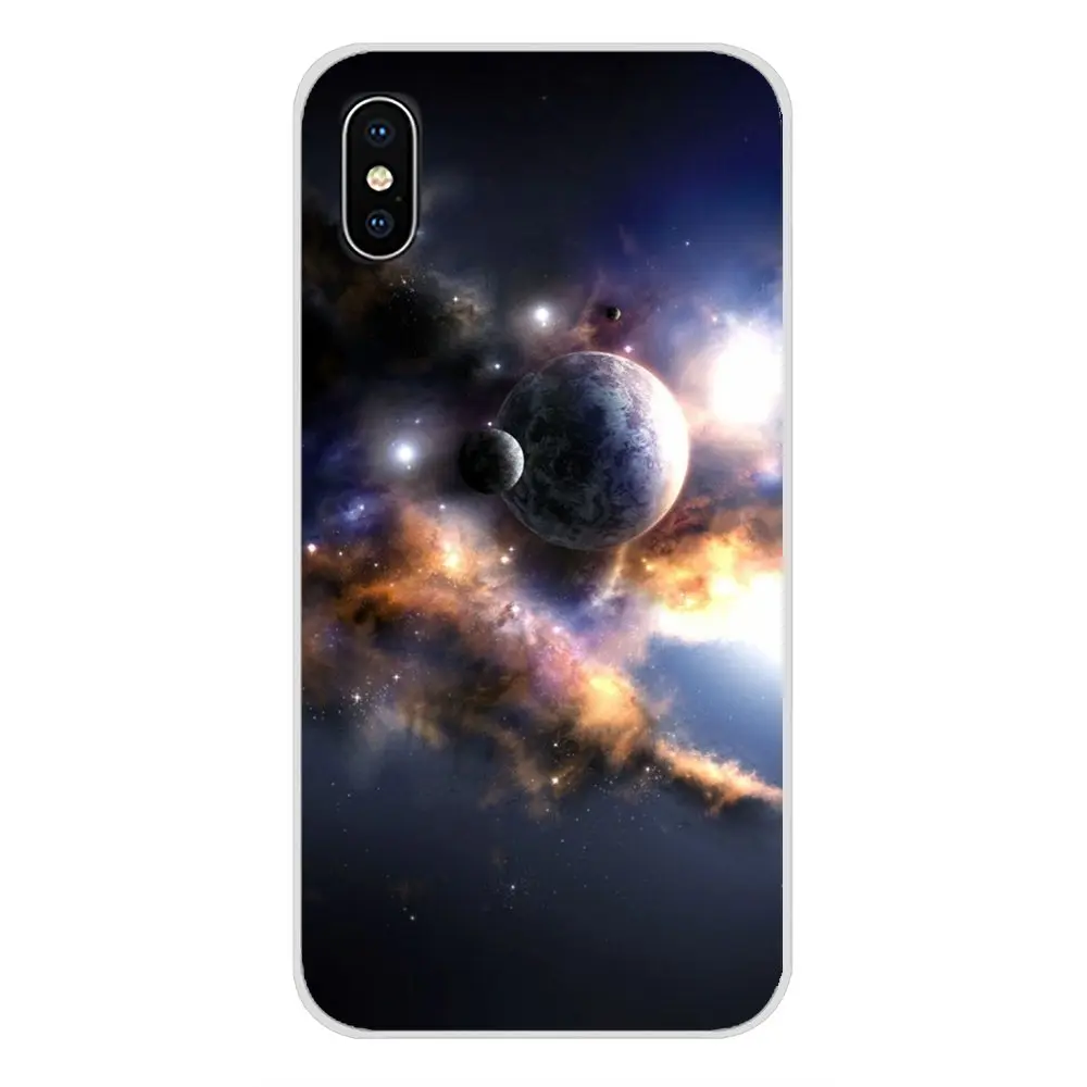 Прозрачные чехлы из ТПУ для Sony Xperia Z Z1 Z2 Z3 Z5 compact M2 M4 M5 E3 T3 XA Huawei Mate 7 8 Y3II космос