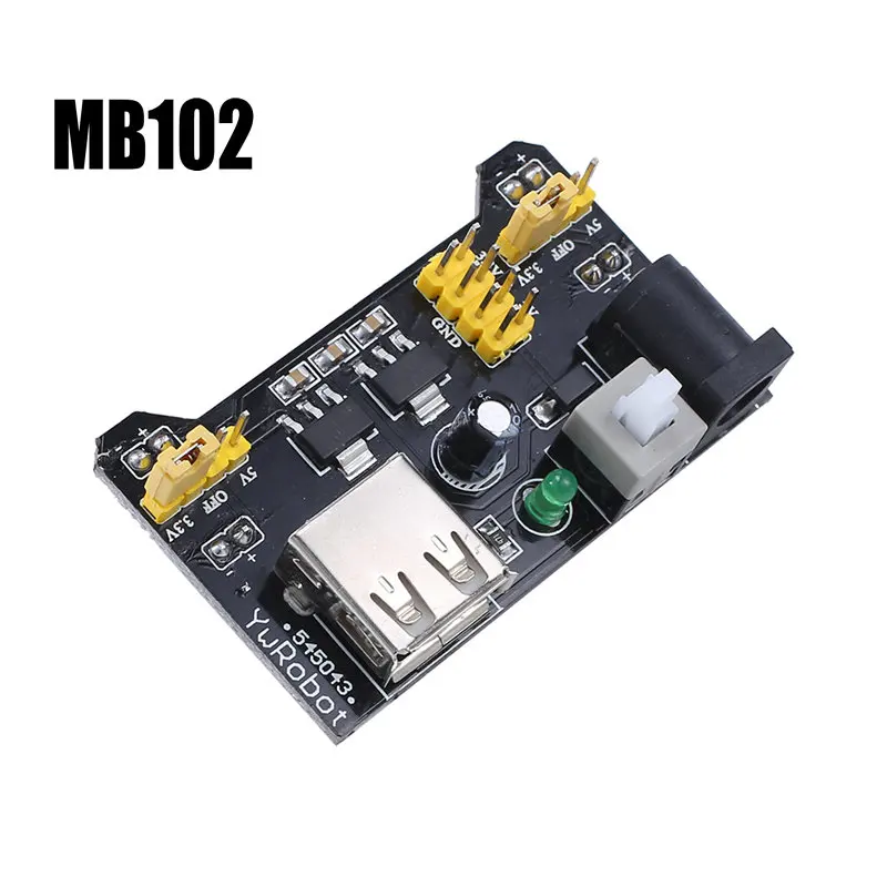Макетная плата MB102 модуль питания 3 В 5 стандартная паяльная доска для хлеба