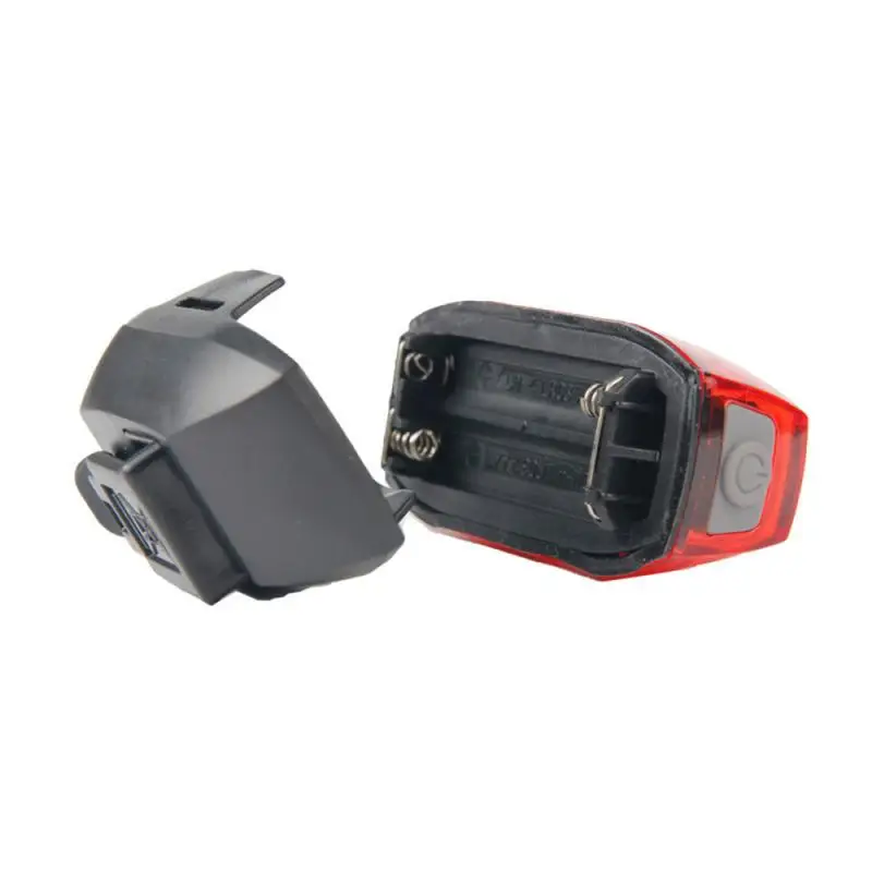 Super Bright Bicycle Tail Light Mountain Bike Night Riding Waterproof Safety Led Warning Horizontal Style Lights | Спорт и