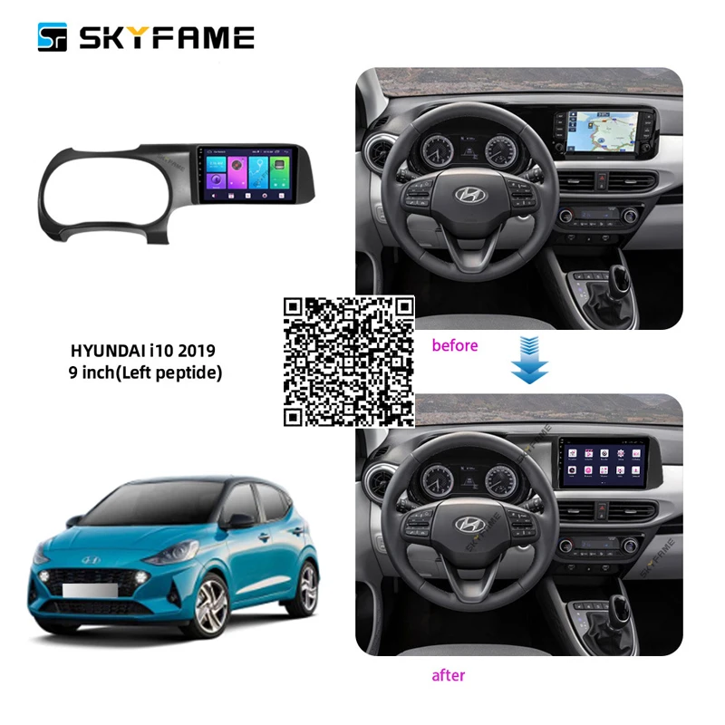 Для Hyundai i10 i-10 2019 автомобильное радио стерео Android мультимедийная система