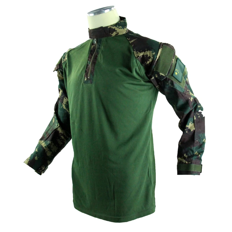 

Outdoor DF Combat Coat digital Camouflage Training Long Sleeve Top
