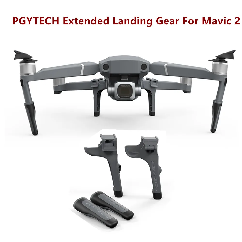 

PGYTECH Расширенная посадочная Шестерня для Mavic 2 pro/поддержка увеличения, защита, замена, подходит для DJI Mavic 2, аксессуары для дрона