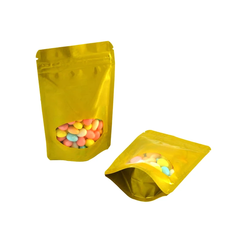 HARDIRON Stand up Глянцевая алюминиевая фольга окно Ziplock мешок кофе порошок орехи сумка