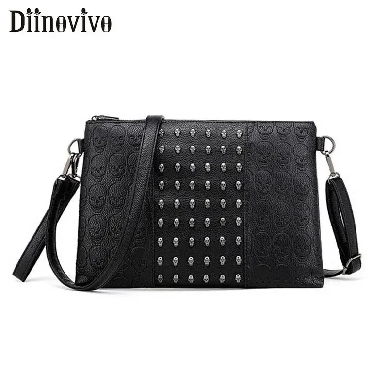 Женская сумка мессенджер через плечо с черепом в стиле хип хоп|Сумки ручками| |