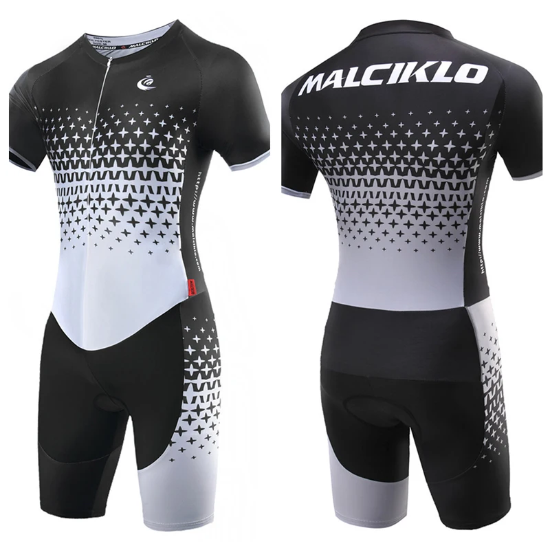 

Triathlon Suit Men Cycling Jersey Set Outdoor Skinsuit Short Sleeve Jumpsuit Men's Tracksuit Clothing Roupa Ciclismo Masculino