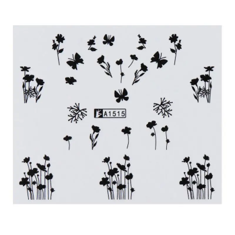 12 шт переводные наклейки для ногтей на английский абстрактные сделай сам водяные