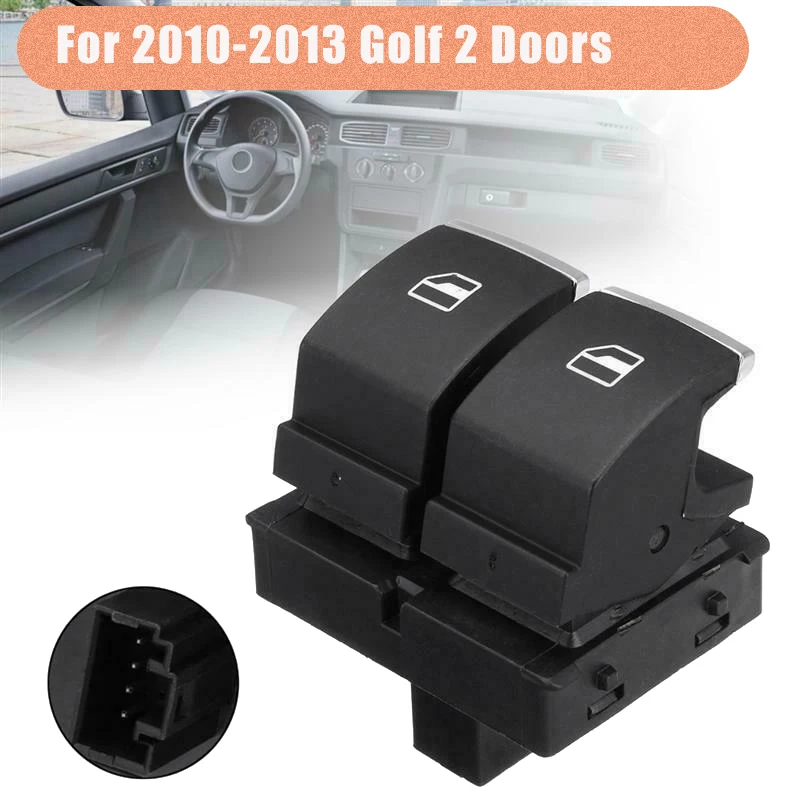

Переключатель управления стеклом для Golf MK5, MK6, Eos Rabbit R32, 2 двери, Passat B6 Power Master, переключатель управления стеклом, передняя левая сторона водит...