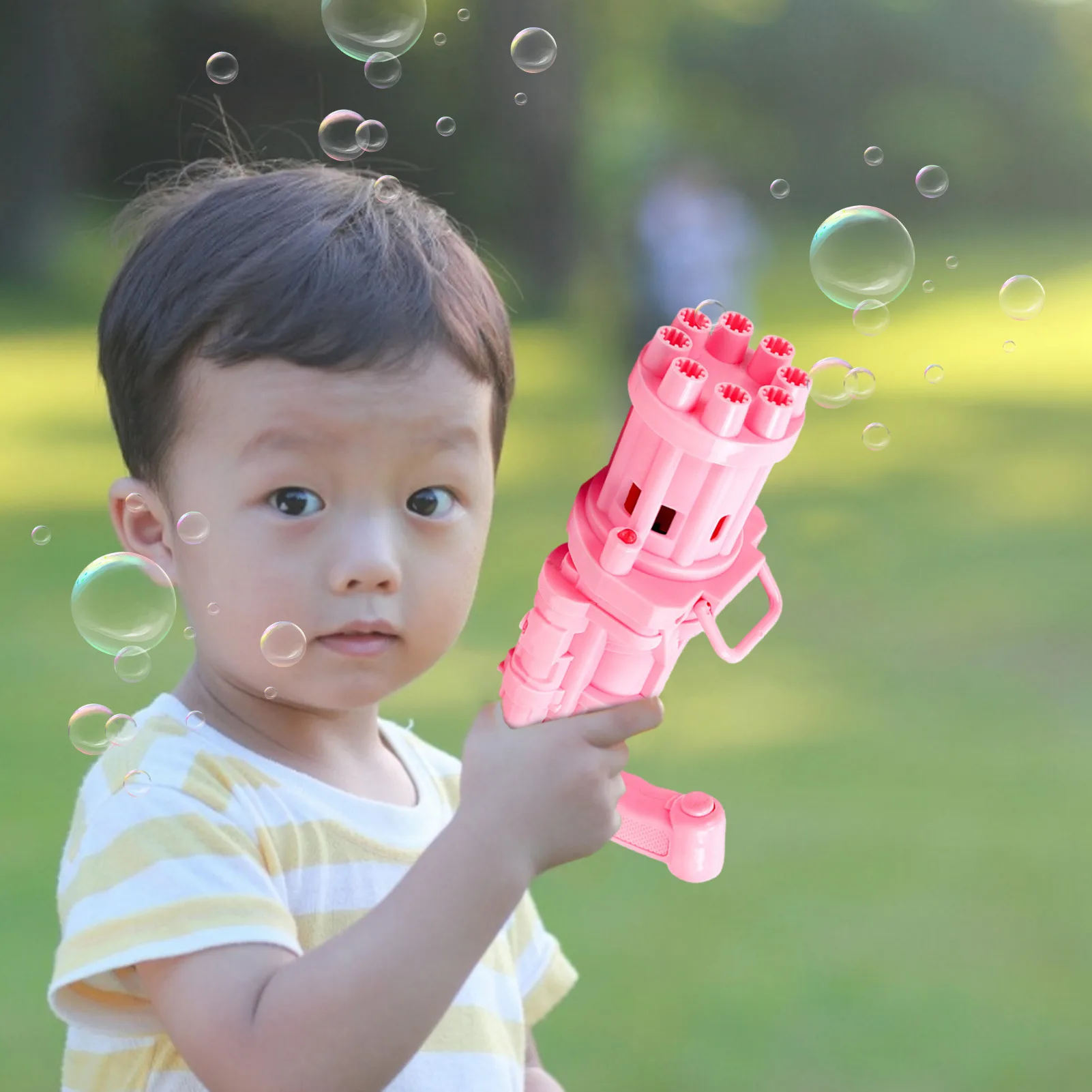 Новинка электрическая пузырчатая машина Gatling летний пистолет для мыльных