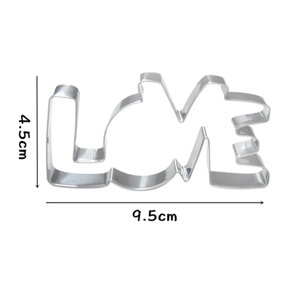 Форма для печенья love свадьба на День святого Валентина форма из нержавеющей