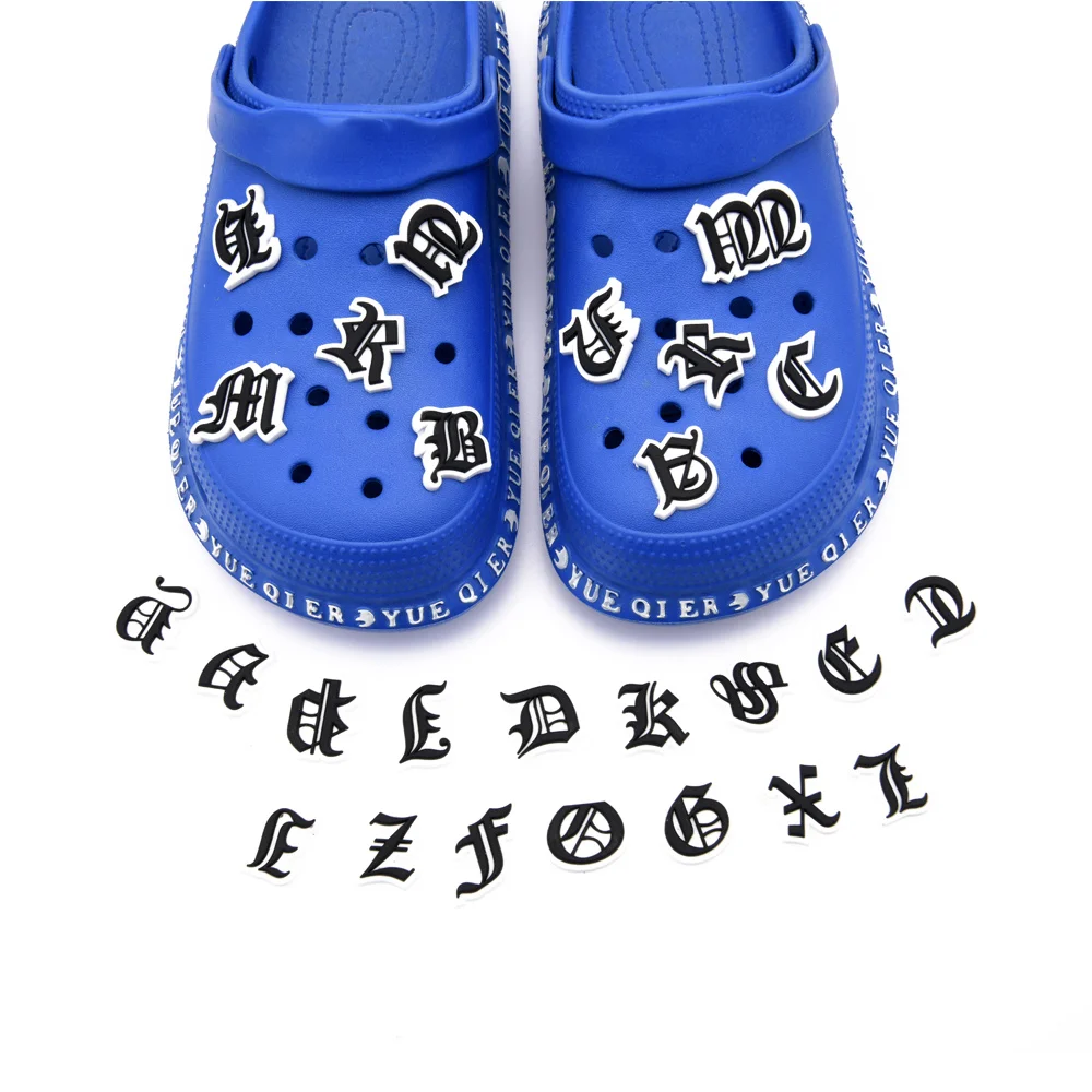 Оригинальные комбинированные украшения для обуви из ПВХ искусственная кожа