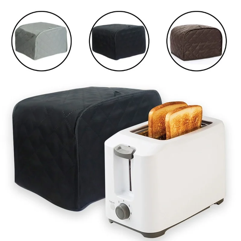 Creativity Polyester Material Home Decoration Bread Machine Hood Toaster Cover Two Slices Four  Household Dust