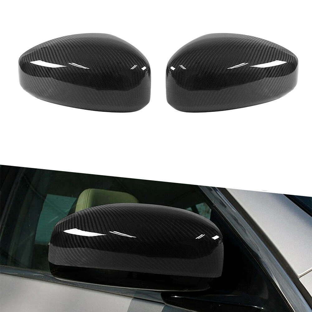 

Для INFINITI G35 COUPE 2003-2007, чехол для зеркала из сухого углеродного волокна, наружные двери автомобиля, Боковые Крышки заднего вида, задний свет, дополнительные крышки