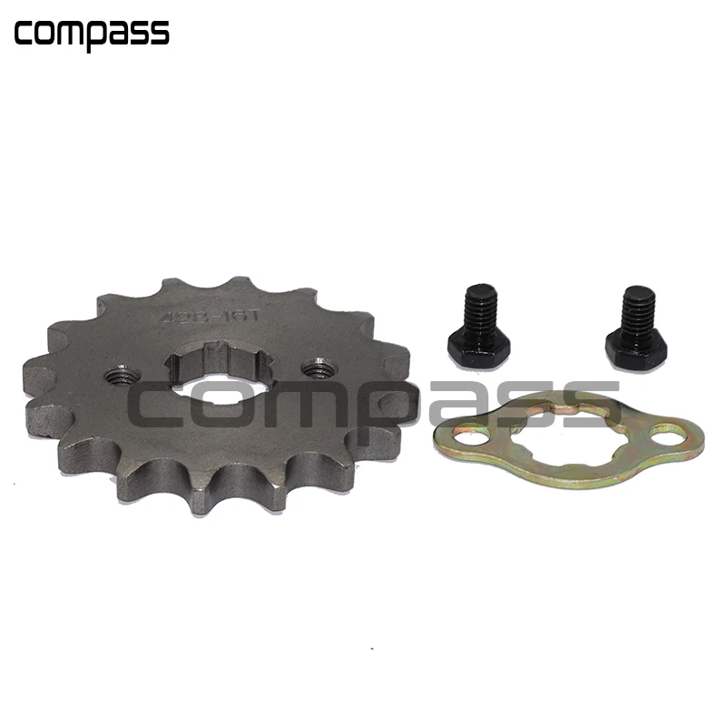 16T Teeth 428 Drive Chain Front Sprocket Cog for Pit Trail Dirt Bike ATV Quad Buggy Motorcycles Gears Accessories 20mm |