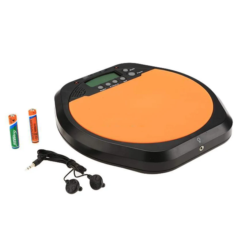 

Digital Drummer Training Practice Drum Pad Metronome with Earphone & Batteries