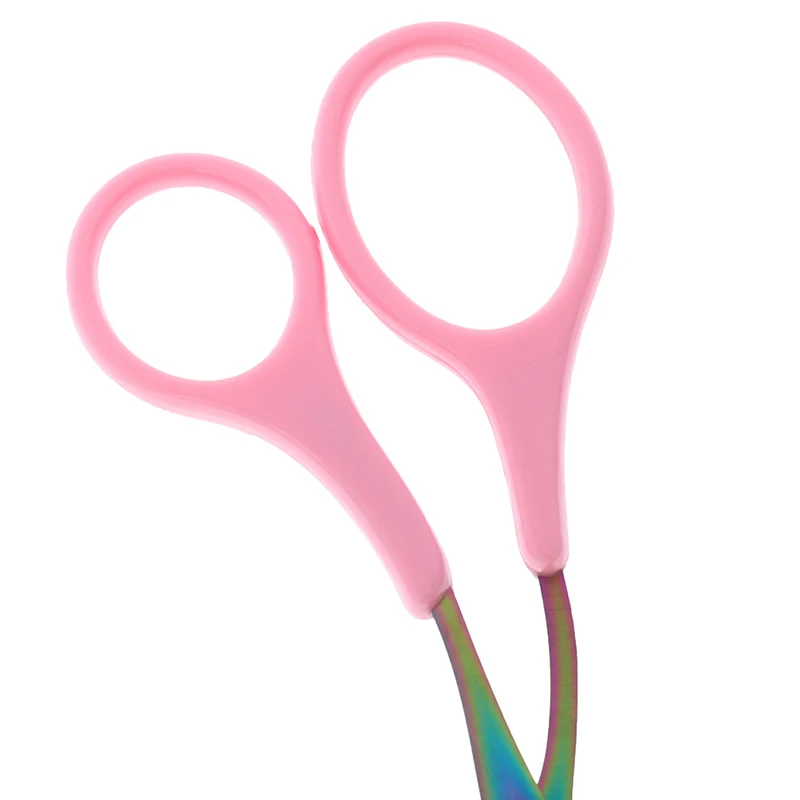 Ножницы для стрижки бровей из нержавеющей стали моющаяся бритва с расческой