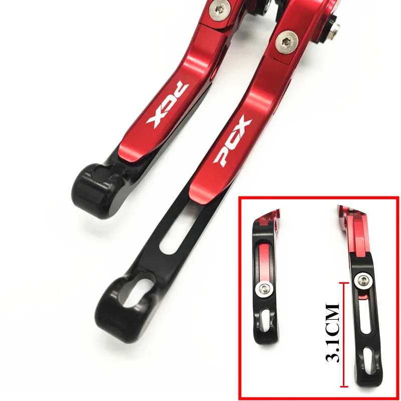 Рычаг тормоза и сцепления для модифицированных мотоциклов PCX125 PCX150 с возможностью регулировки и складывания с функцией парковки для Honda PCX 2018 2019.