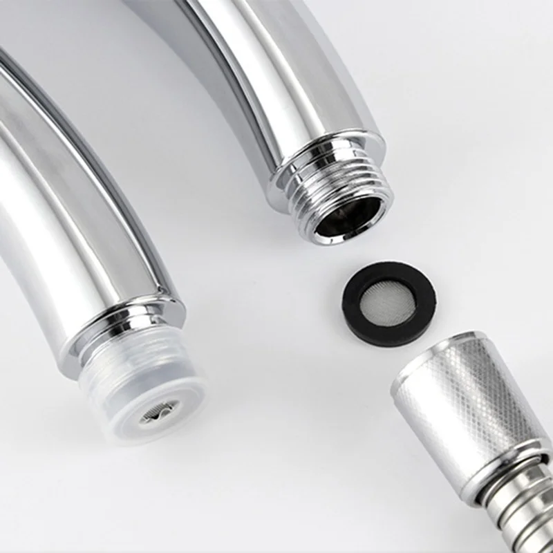 

3 Pcs/Set 300 Water Saving Nozzle Holes High Pressure Rainfall Shower Head Set With Holder And Hose Shower Head Set