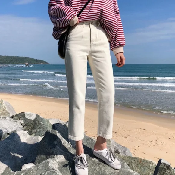 Новые поступления модные популярные женские джинсовые штаны 2020 Осенние Летние