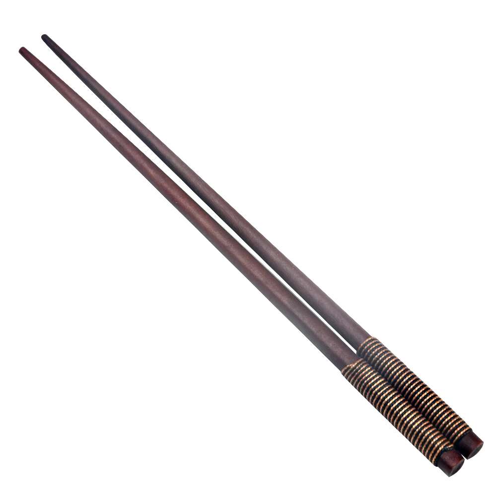 A Натуральный каштан дерево Chopsticks провод натуральные деревянные палочки для еды Прямая Модные прочные палочки для еды ручной работы#20 - Цвет: A
