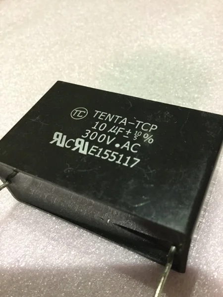 10 шт в упаковке новая Тайвань TC мкФ 300VAC 106 CBB61 пусковой конденсатор двигателя