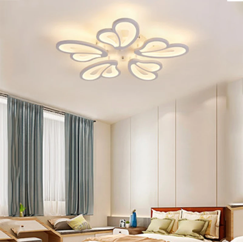 Современные светодиоды Люстра для зала гостиной спальни столовой kitchern deco люстры