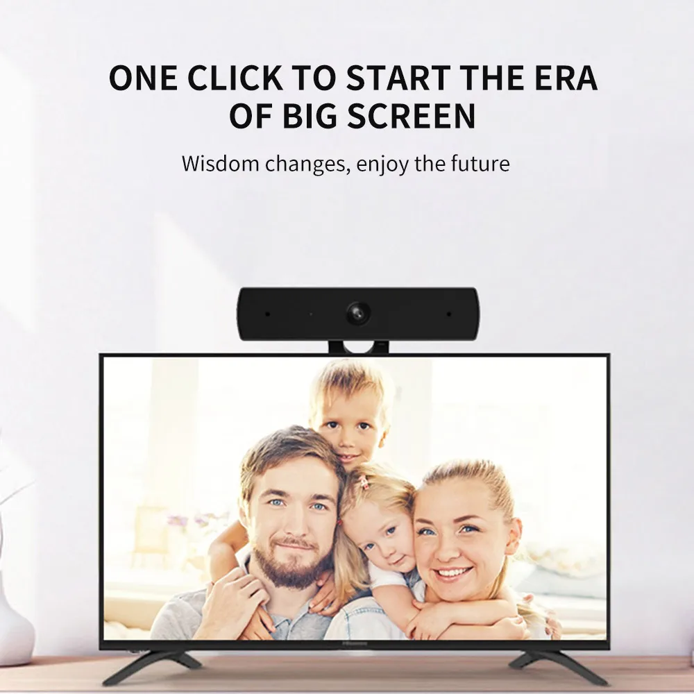 Компьютерная камера с USB кабелем HD 1080P со встроенным микрофоном черная веб без
