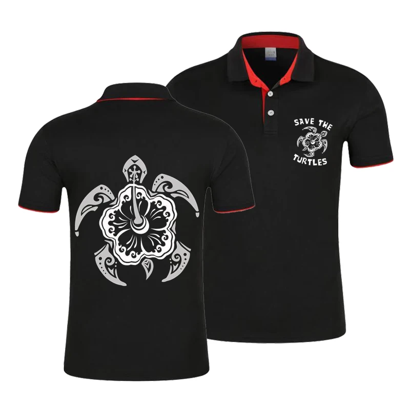 Мужская спортивная рубашка поло унисекс хлопковая дышащая с персональным