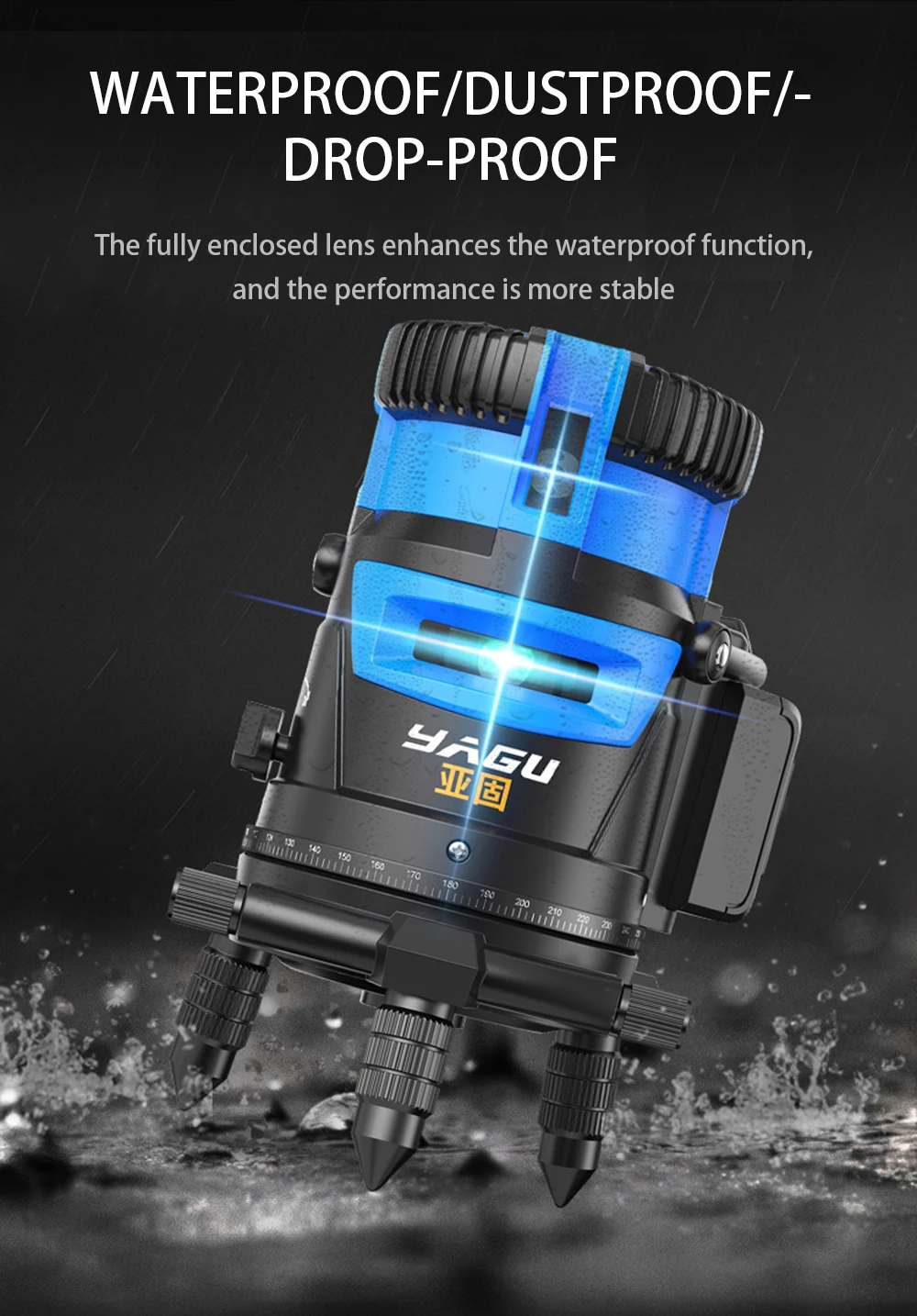 

Laser Level 2/3/5 Line 3D Self-Leveling 360 Horizontal Vertical Cross Super Powerful ( 3 )Tilt LD Laser Visible Outdoors Level