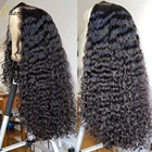 Харизма 13x3 волнистый синтетический кружевной передний парик с детскими волосами Длинные вьющиеся кружевные передние парики для женщин