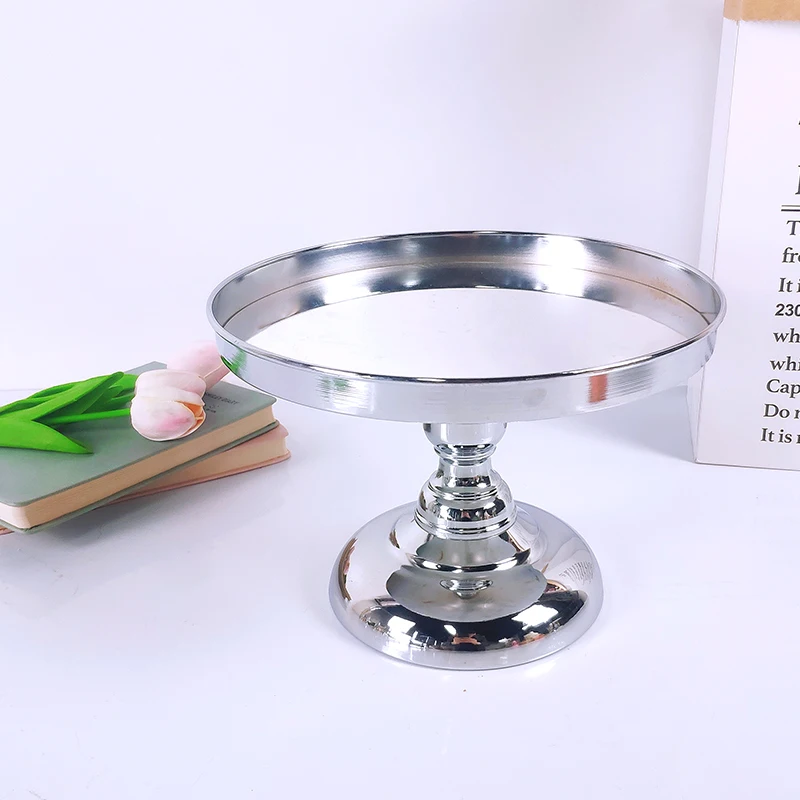 1pcs  Gold silver Cake Stand suit Cupcake Tray Home Decoration Dessert Table Decorating Party Wedding Display images - 6