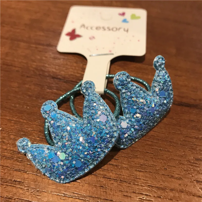 2 шт. блестящая лента для волос многоцветная эластичная сделай сам косплей