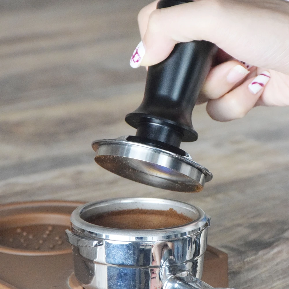 Темпер для кофе эспрессо калиброванный 58 мм с устойчивым давлением конструкция