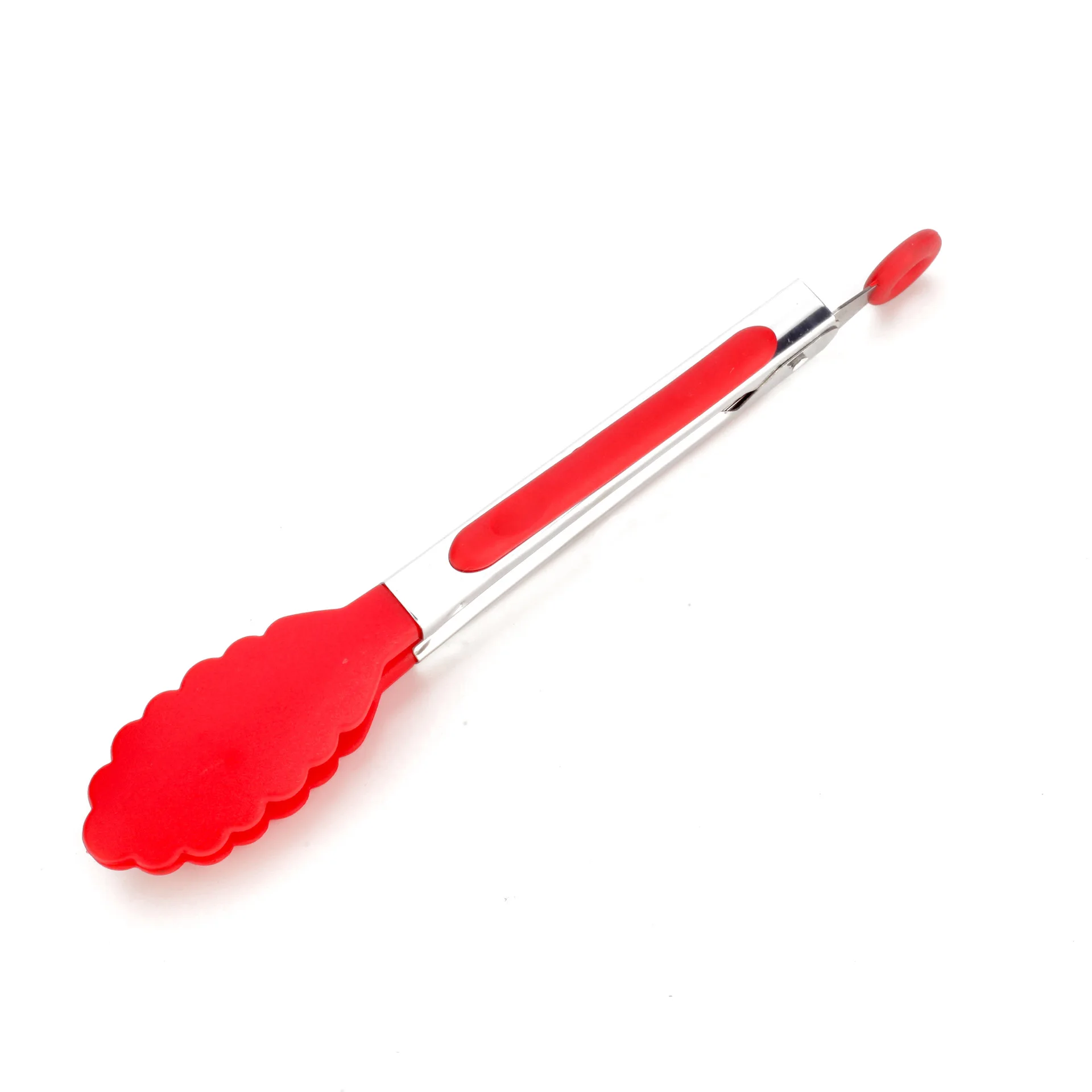 

8 Inch BBQ Grilling Tong Salad Serving Food Tong Stainless Steel Metal Kitchen Tongs Barbecue Cooking Locking Tong