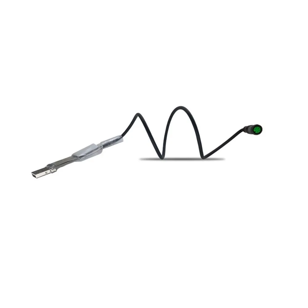 

E-Bike Programming 5Pin USB Cable For Bafang BBS01 BBS02 BBSHD Mid Drive Motor Rubber 5Pin Female Wire Cables 58cm E-Bike Parts