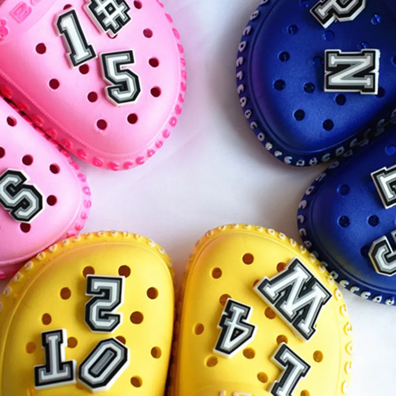 

Original PVC Shoe Buckle Accessories DIY 26 Letters Combination English Alphabet Shoes Decoration Kids Adult Shoes Accessories