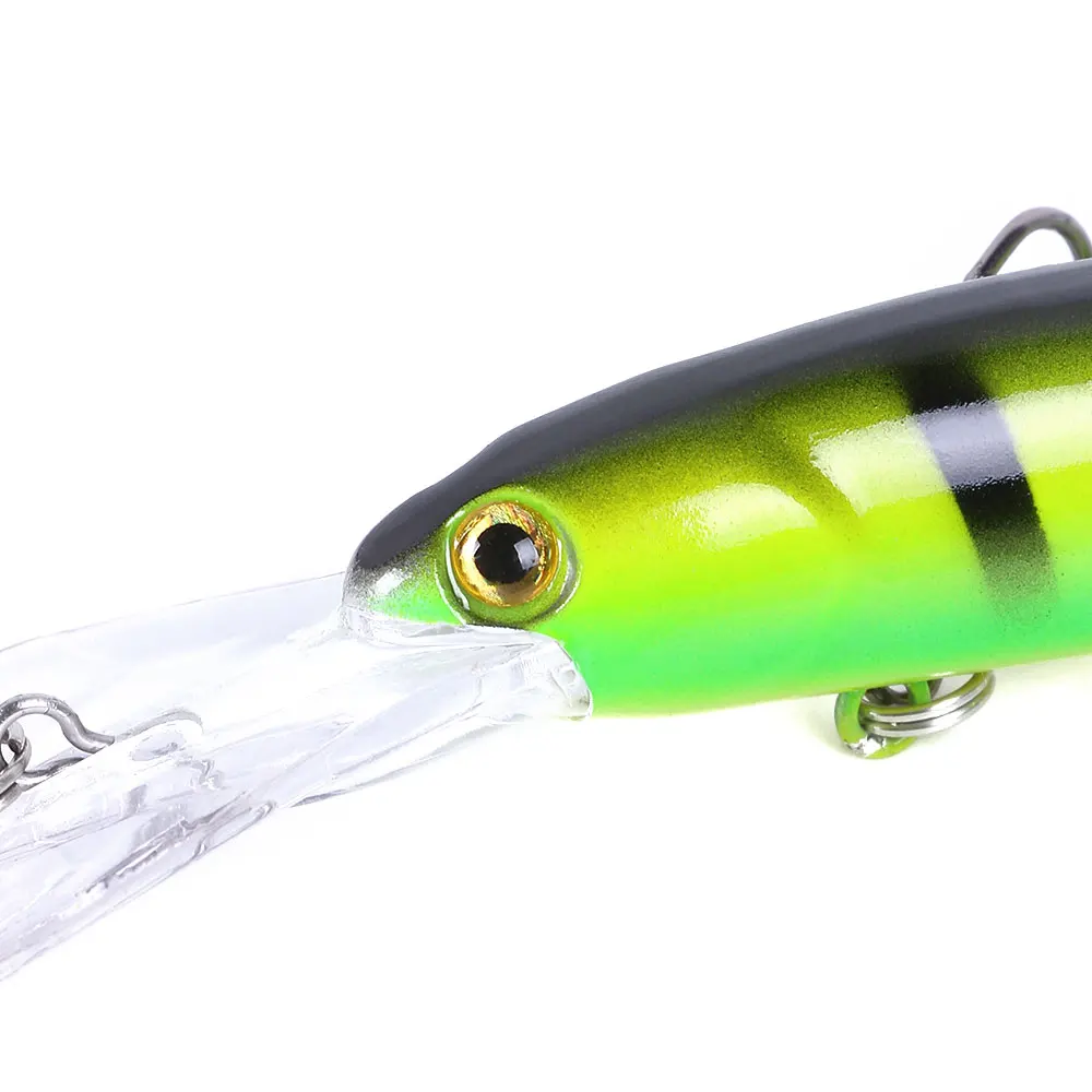 Hengjia 1pcs 12cm 10g Minnow Bandits Fishing Wobbler Lure Artificial Hard Bait Trolling Bait Lures