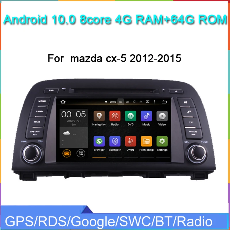 Octa core android 10 4G Оперативная память 64G Встроенная Автомобильный мультимедийный