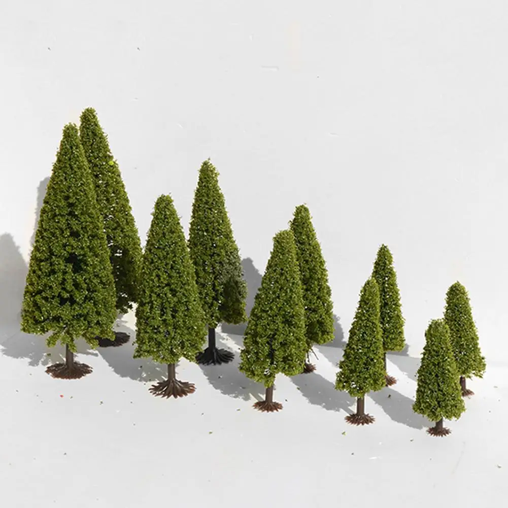 

15Pcs/Set Tree Building Model Train Railroad Scenery Landscape Decoration