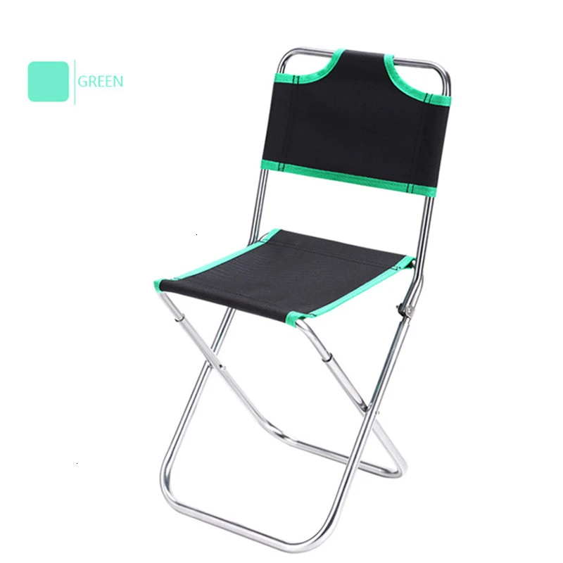 Складной стул для кемпинга на открытом воздухе Сверхлегкий складной из сплава со