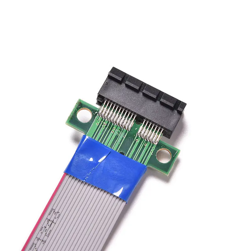 Новое поступление PCI Express гибкий релокатор кабеля E 1X на 1x слот Райзер карта