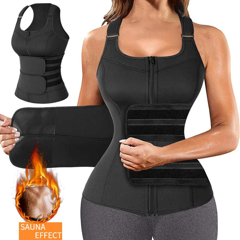 

Женский корсет для тренировки талии, неопреновый корректирующий жилет для тренировок, для сауны, жилет для живота, похудения, пояс, майка, Ко...