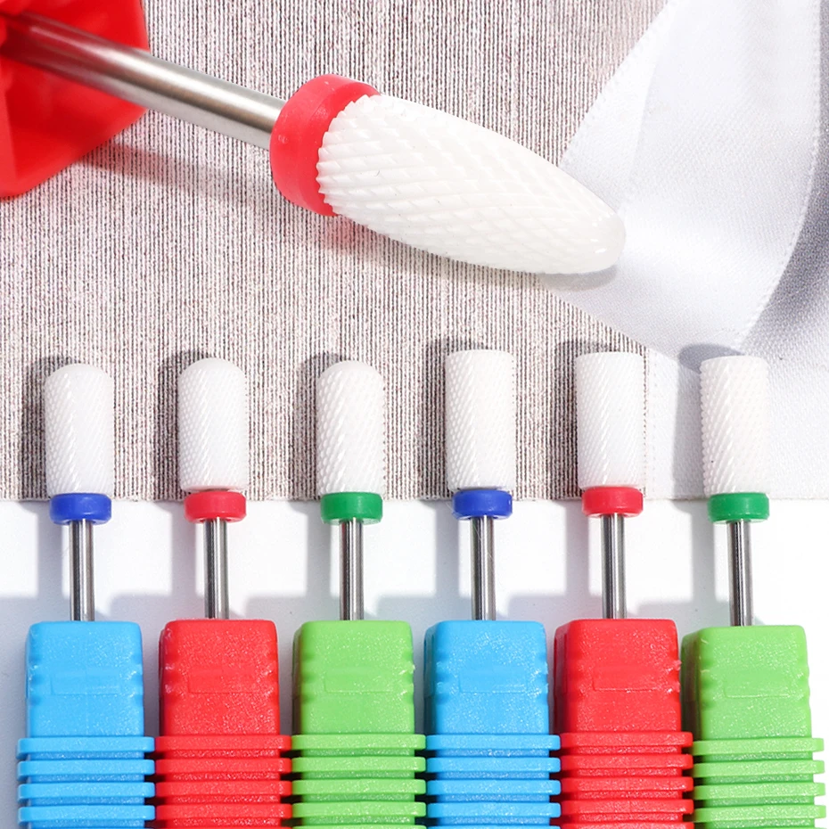 Керамические фрезы для ногтей 1 шт. удаления гель лака пилочки кутикулы