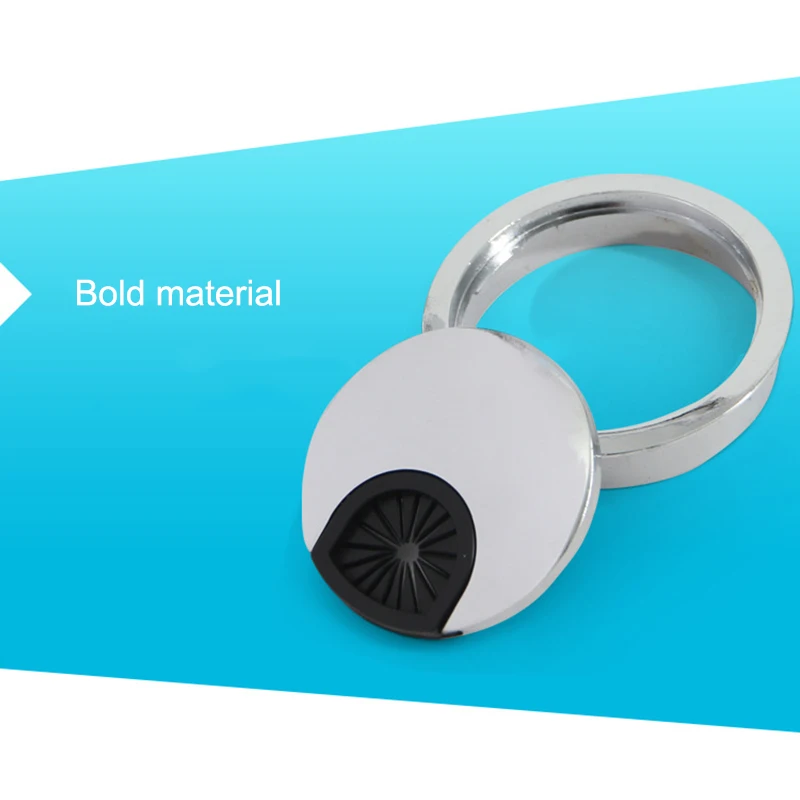 60 мм цинковый сплав стол втулка Кабельный Шнур отверстие Крышка для домашнего