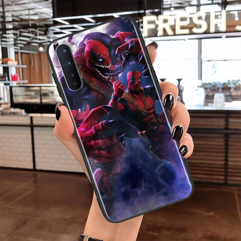 

Soft TPU Cover Deadpool Marvel Dead Pool for OnePlus Nord N100 N10 8T 8 7T 7 6T 6 5T Pro Black Phone Case