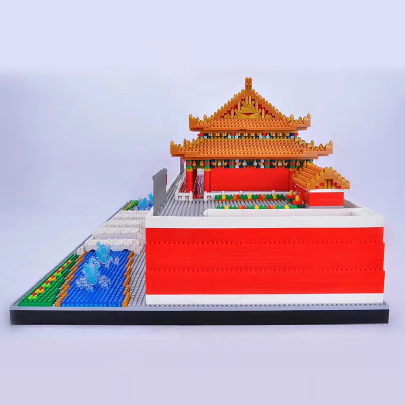 

YZ100 Beijing Tiananmen Square Chinese famous building tiny diamond particles assembled building blocks DIY toys for gifts