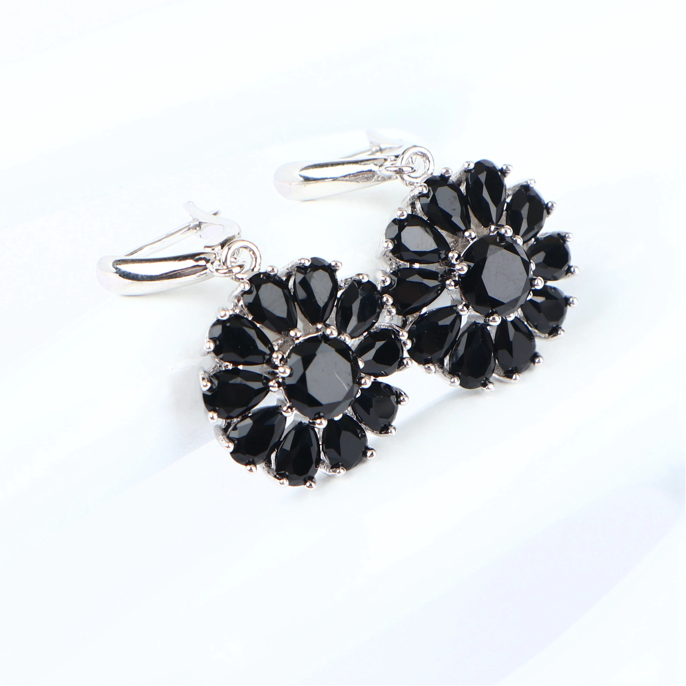 Женский Свадебный костюм из серебра 925 пробы набор свадебных украшений с