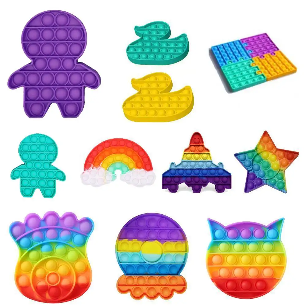

Push Bubble Stress Reliever Puzzle Toys Push Bubble Sensory Fidget for Autism Puzzle Baby Early Educational Toy