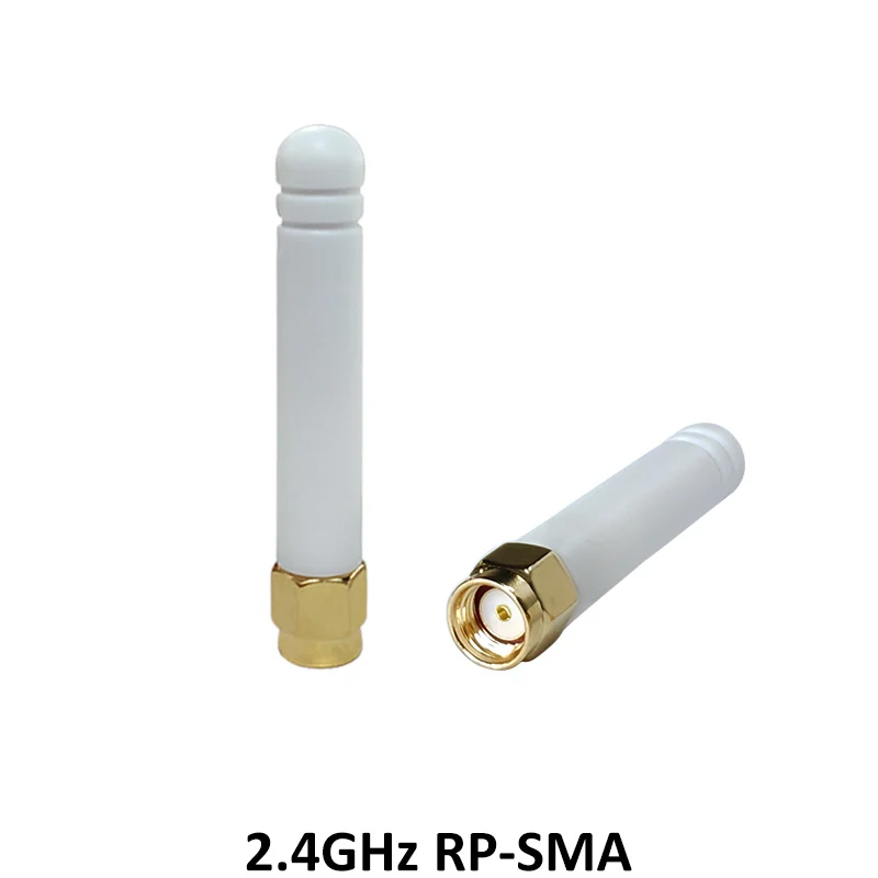 GRANDWISDOM 5pcs 2.4G antenna 2dbi sma female wlan wifi 2.4ghz antene pbx iot module router tp link signal receiver antena