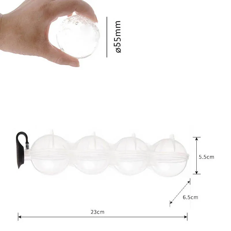 

Summer Round Ball Mold DIY Ice Cream Maker Silicone Ice Mould Whiskey Ice Tray Bar Tool Dining Kitchen Gadget Home Accessories