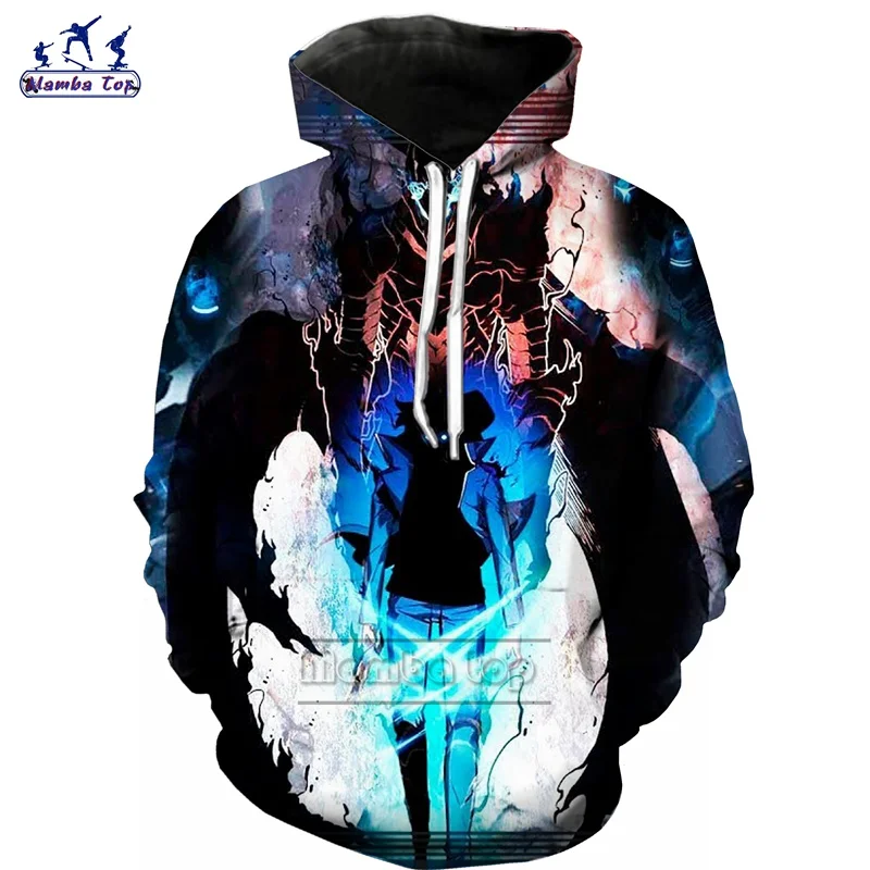 Толстовка Mamba Мужская с длинным рукавом Модный свитшот 3D рисунком аниме соло